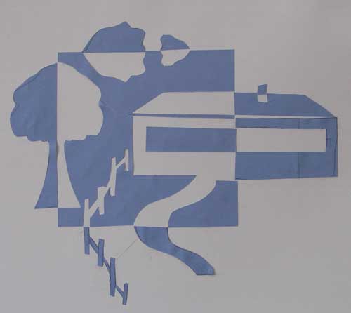Notan image - asymmetric design