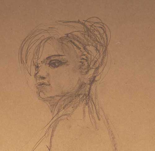 Life drawing sketch