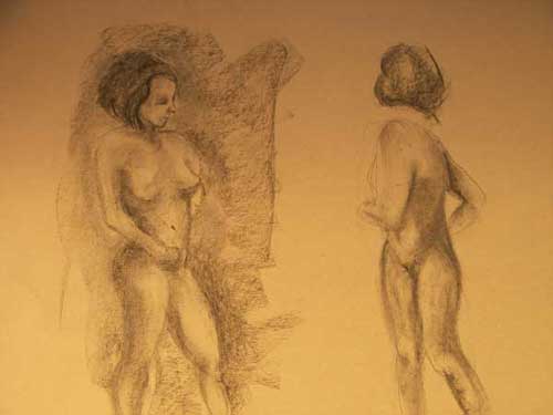 Life drawing - 10 minutes poses