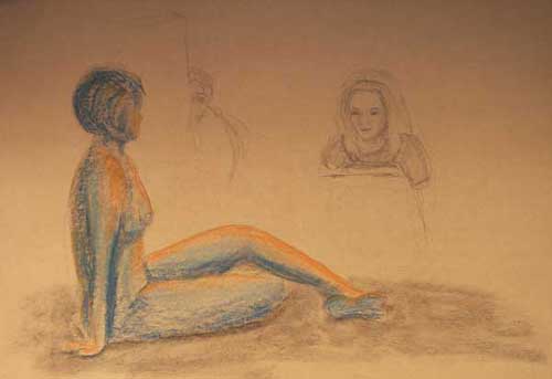Life drawing - 30 minute pose